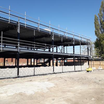 St Mary's College - Steel frame
