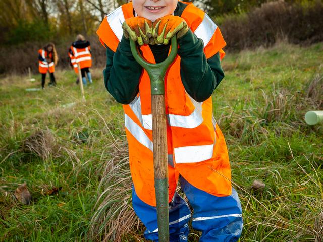 140th Year - Tree Planting at Rockford Fields Nature Reserve
