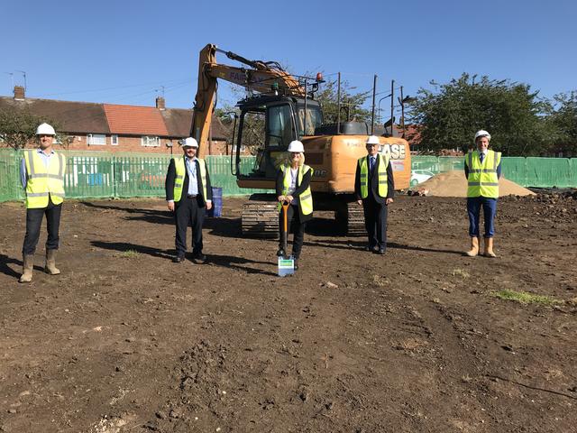 Ground Breaking Occasion at Plym Grove, Longhill, Hull