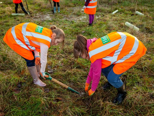 140th Year - Tree Planting at Rockford Fields Nature Reserve