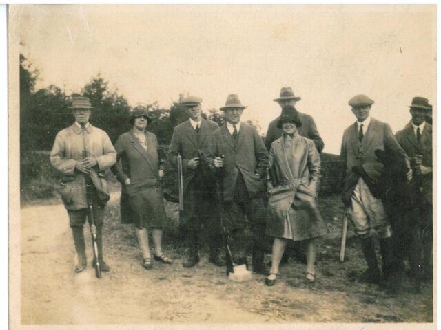 George Senior with shooting party