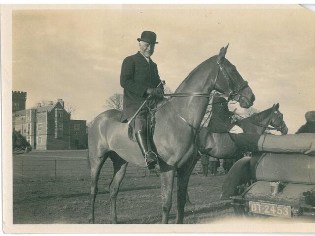 George Senior riding at Burton Constable