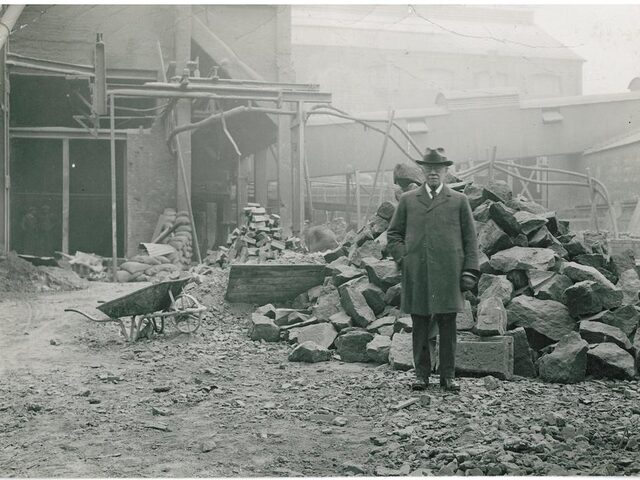 George Senior at Earles Cement