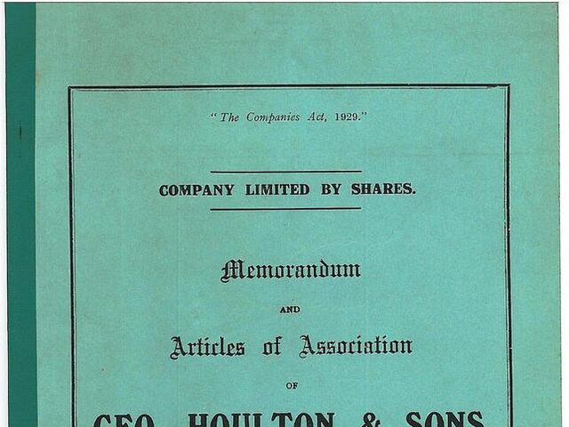 Articles of Association 1935