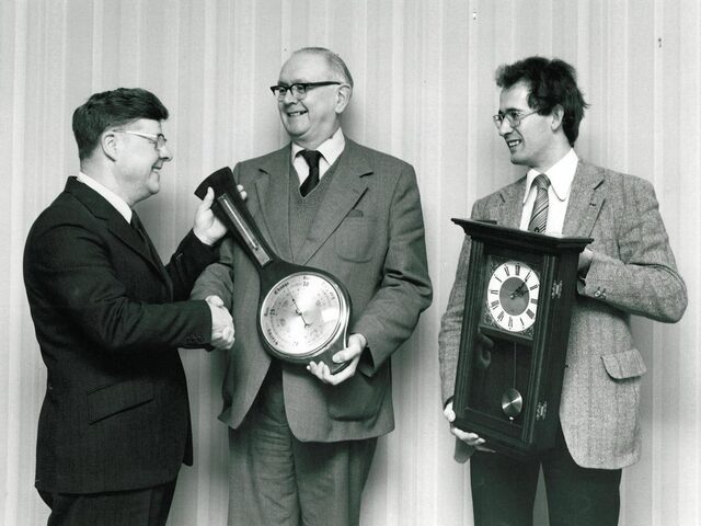 Centenary presentation from the employees