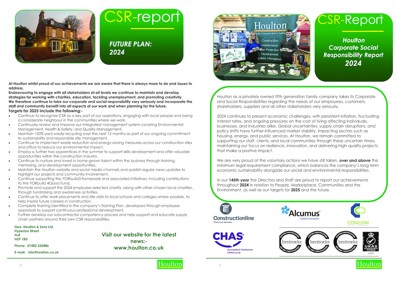 Houlton Csr Report 2024
