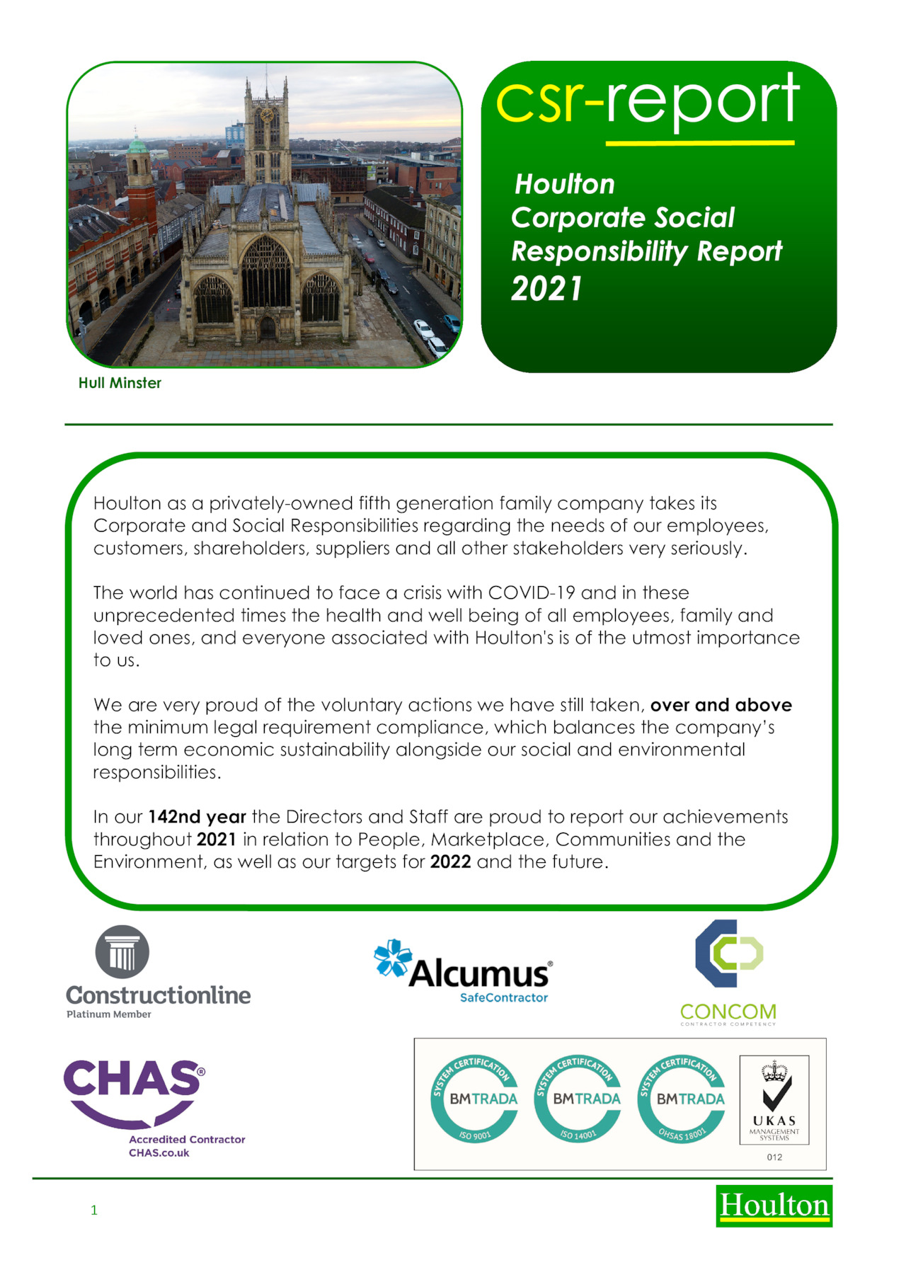 Csr Report 2021