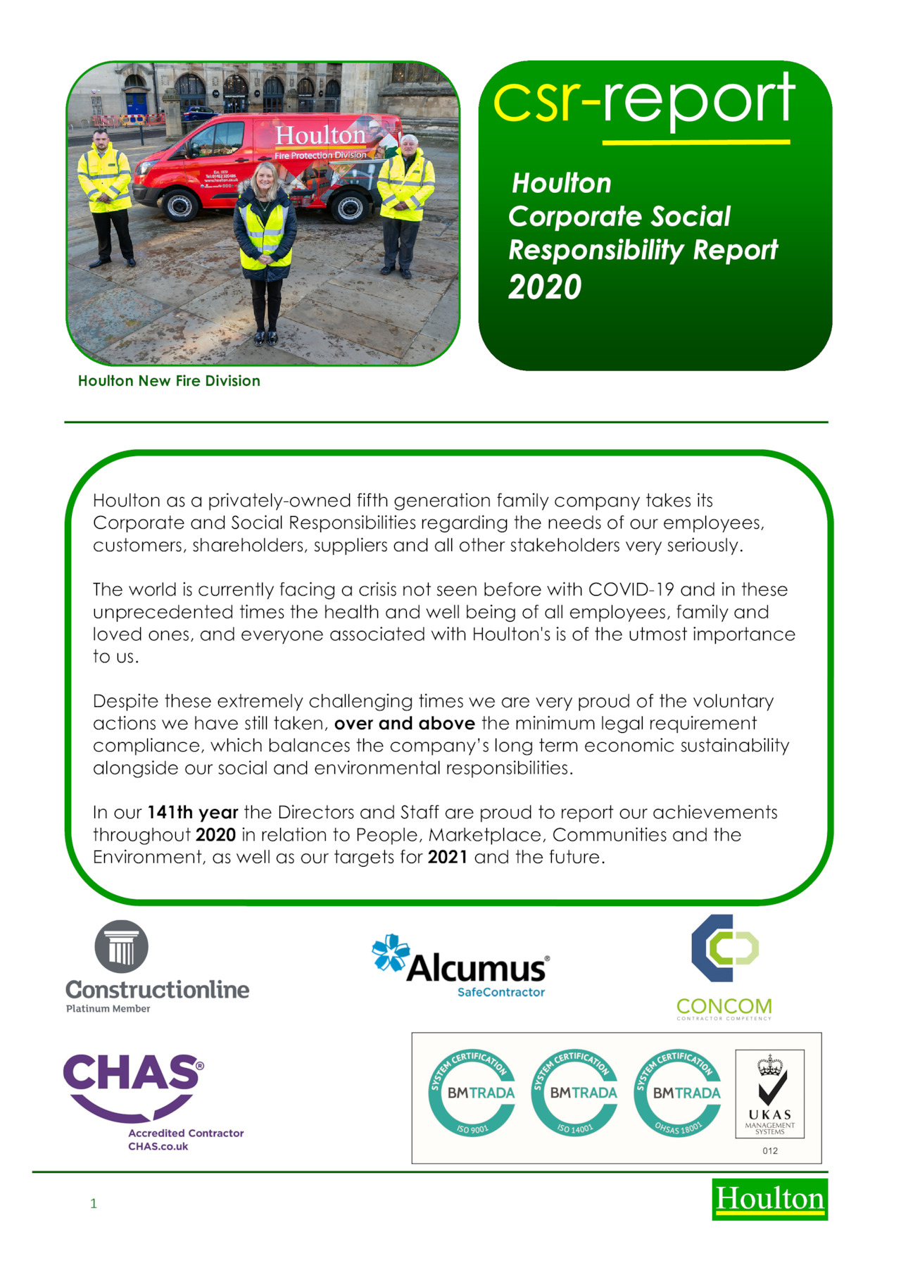 Csr Report 2020