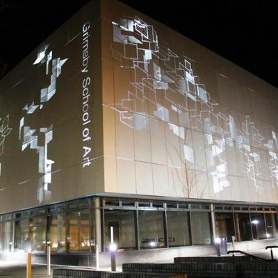 Grimsby Institute Art & Design Centre Night View