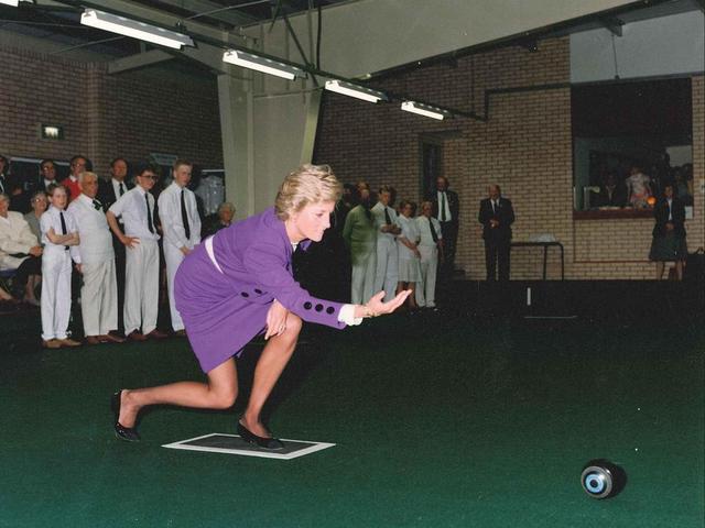 Charnwood Bowls Opening by Princess Diana - Loughborough