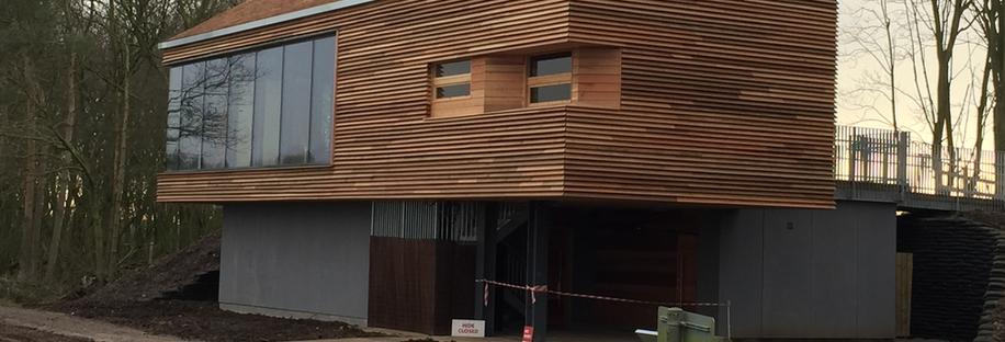 New Bird Hide for Yorkshire Water Authority at Tophill Low, Watton