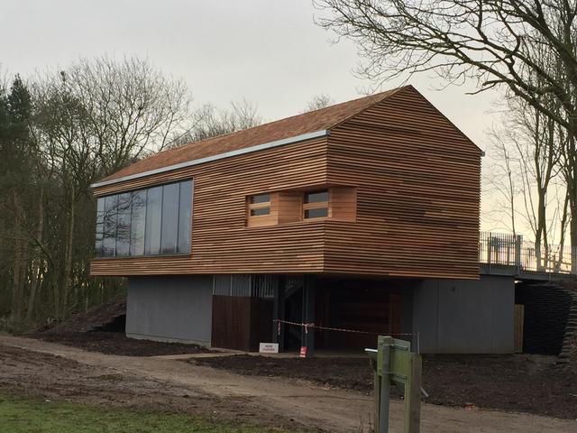 New Bird Hide for Yorkshire Water Authority at Tophill Low, Watton