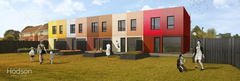 5 Houses at Villa Place, Hull for Goodwin Development Trust