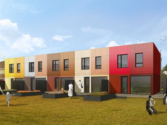 5 Houses at Villa Place, Hull for Goodwin Development Trust