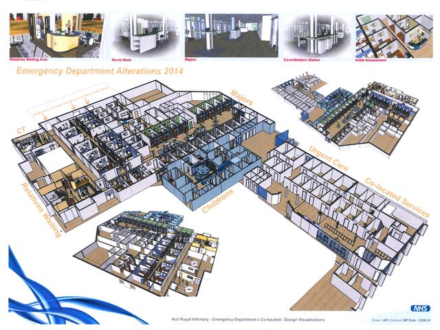 Hull Royal Infirmary Emergency Department Alterations