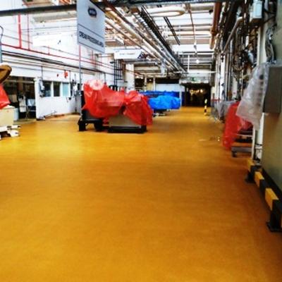 Line 19 Completed Resin Floor